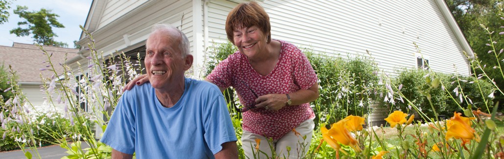 Senior couple with estate planning.